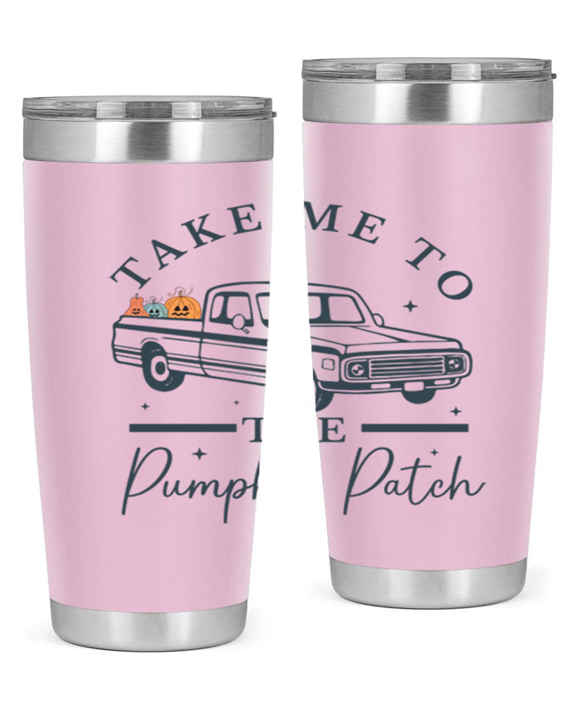Take Me To The Pumpkin Patch 593#- fall- Tumbler