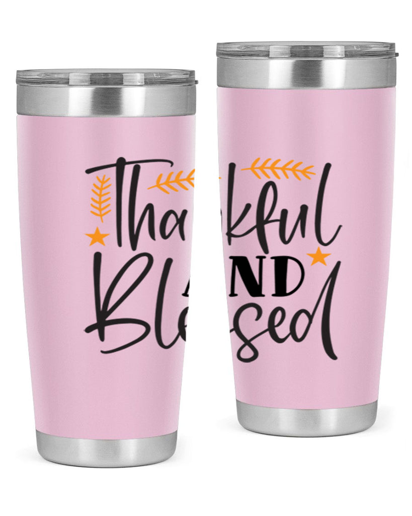 Thankfulandblessed 608#- fall- Tumbler