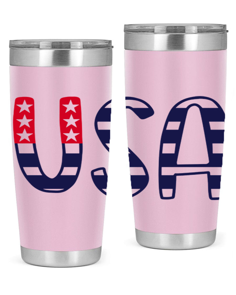 USA Style 184#- Fourt Of July- Tumbler