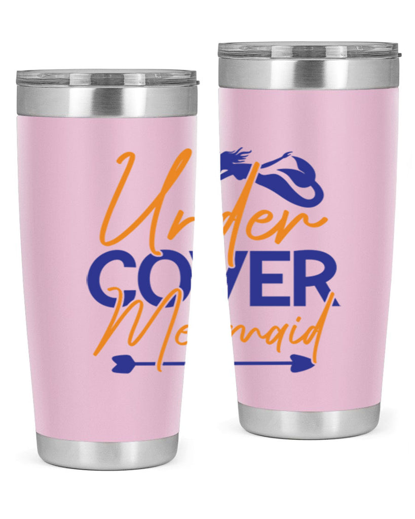 Under Cover Mermaid 636#- mermaid- Tumbler