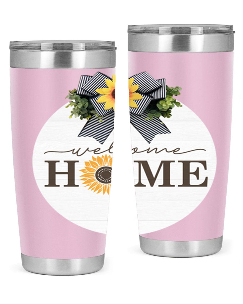 Welcome Home sunflower Mockup572#- spring- Tumbler