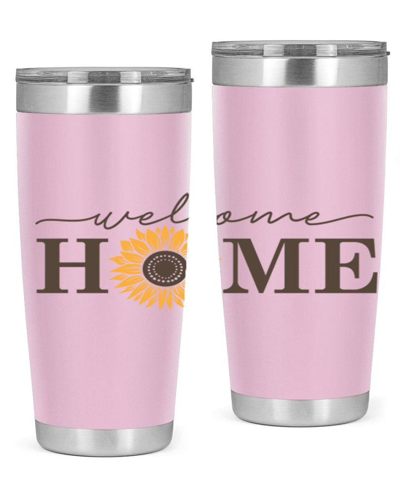 Welcome Home sunflower573#- spring- Tumbler