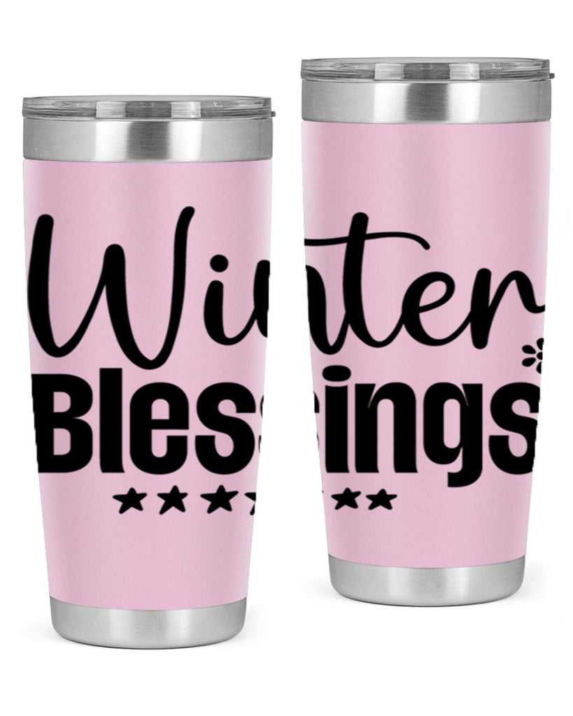 Winter Blessings497#- winter- Tumbler