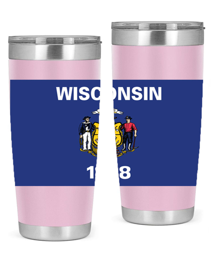 Wisconsin 2#- stateflags- Tumbler