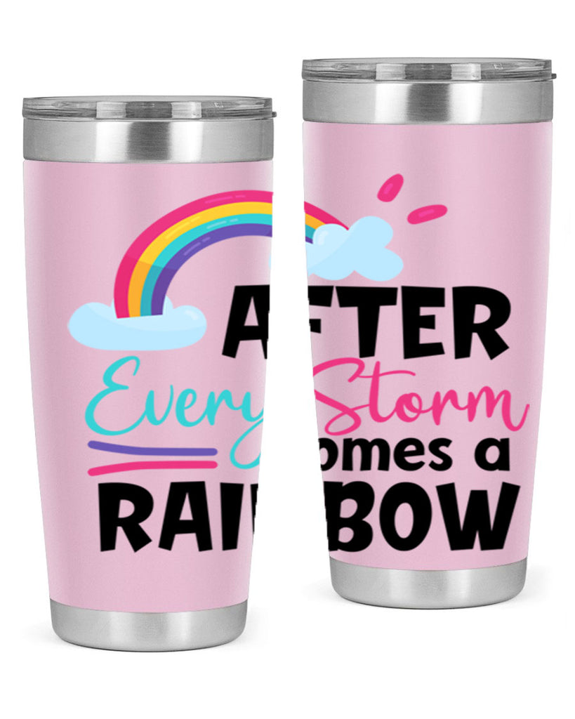 after every storm comes a rainbow Style 291#- baby- tumbler