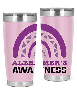 alzheimers awareness style 42#- alzheimers- Tumbler