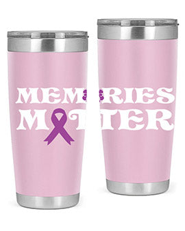 alzheimers awareness style 52#- alzheimers- Tumbler