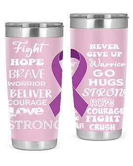 alzheimers awareness style 64#- alzheimers- Tumbler