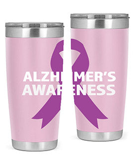 alzheimers awareness style 78#- alzheimers- Tumbler