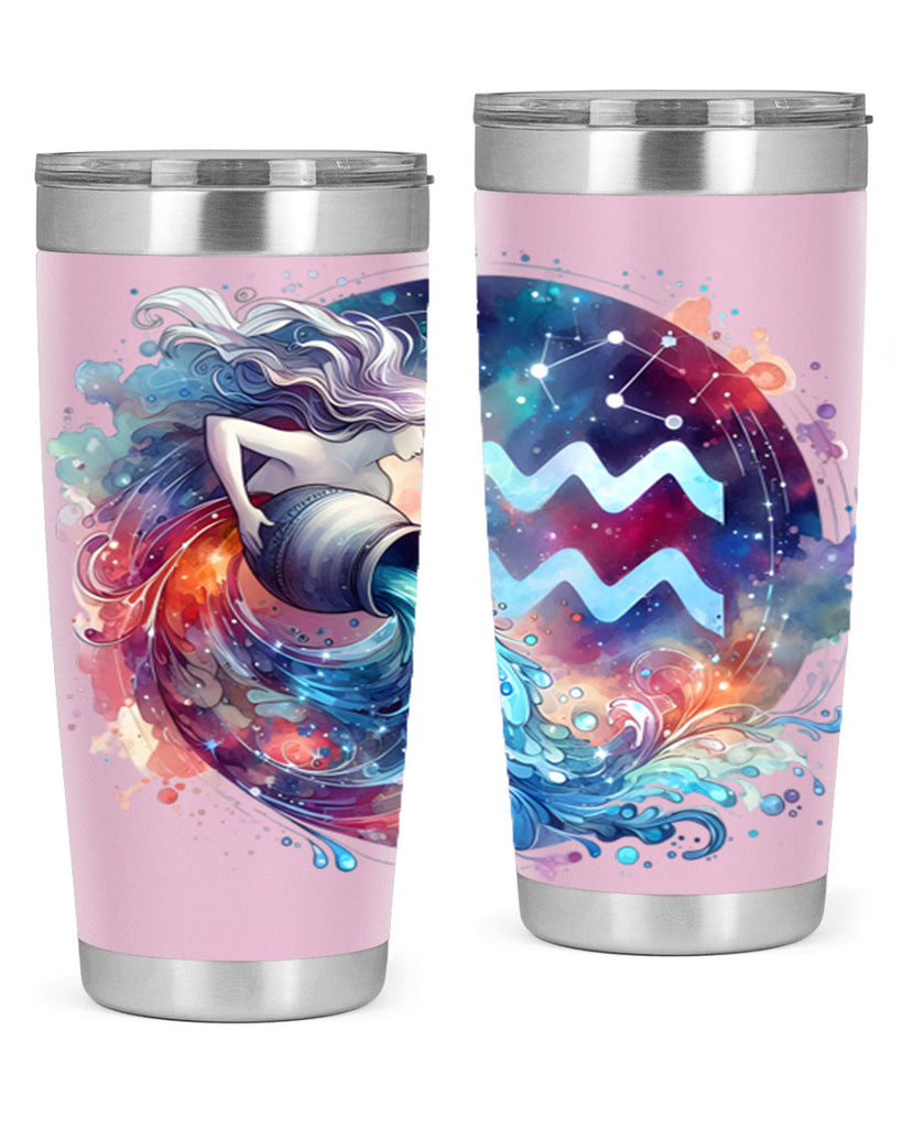 aquarius 90#- zodiac- Tumbler