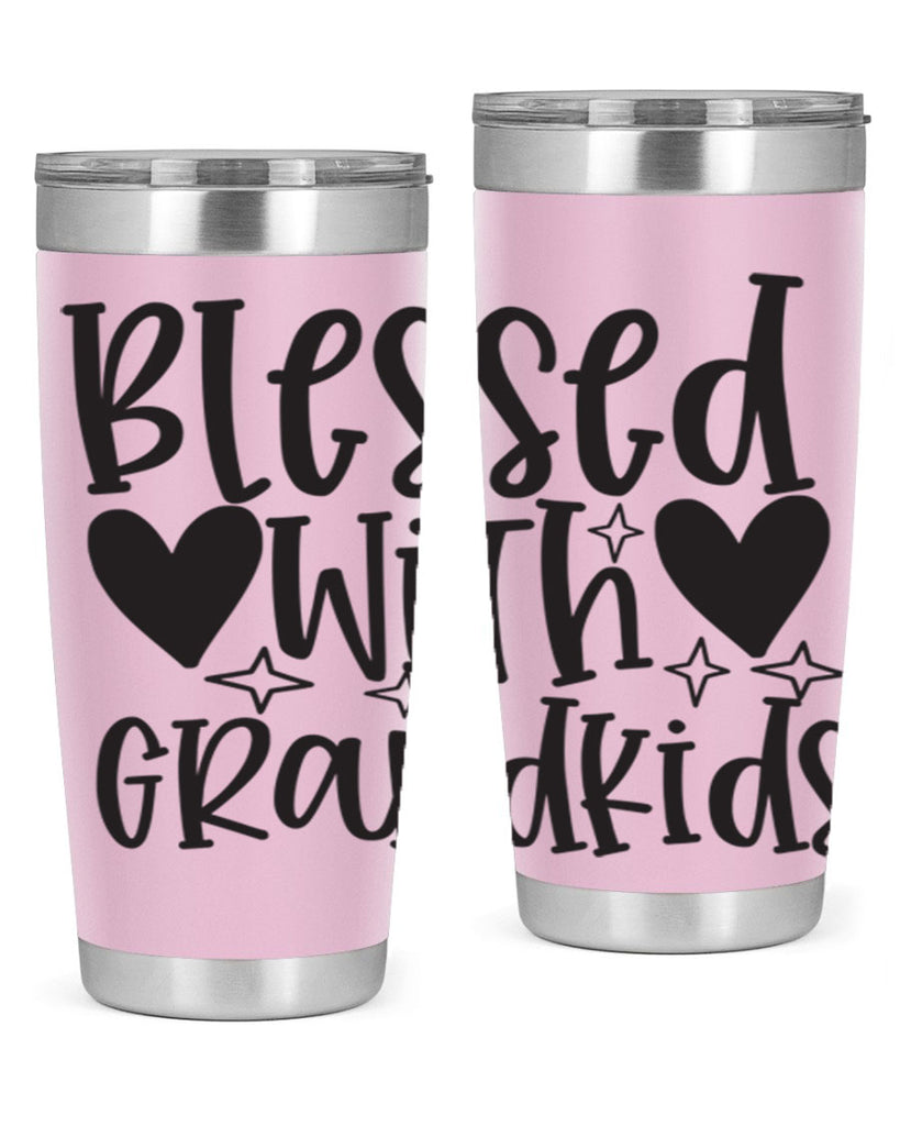 blessed with grandkids 415#- mom- Tumbler