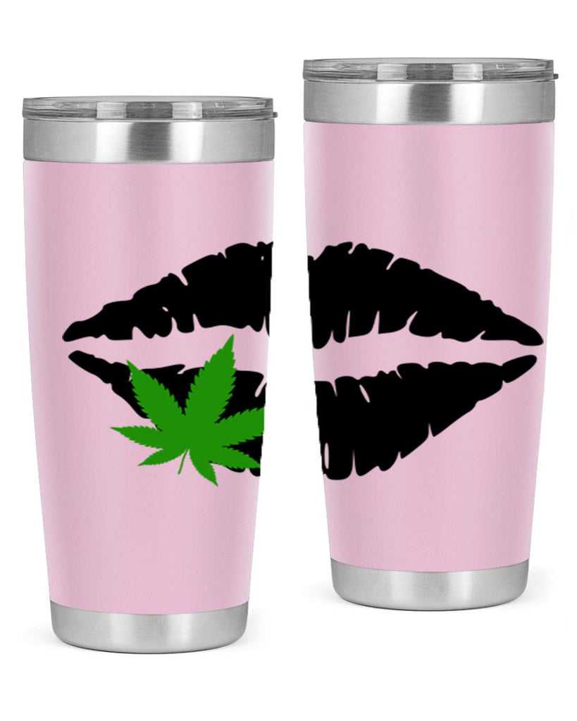 cannabis lips 47#- marijuana- Tumbler