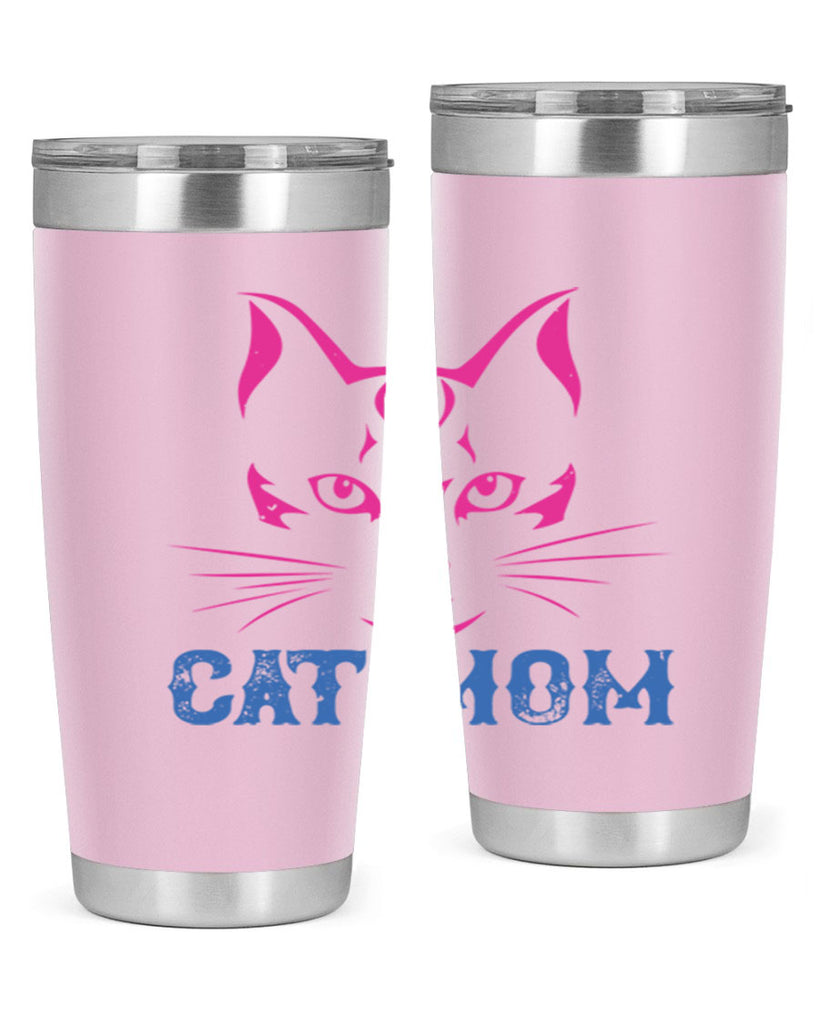 cat mom 195#- mom- Tumbler