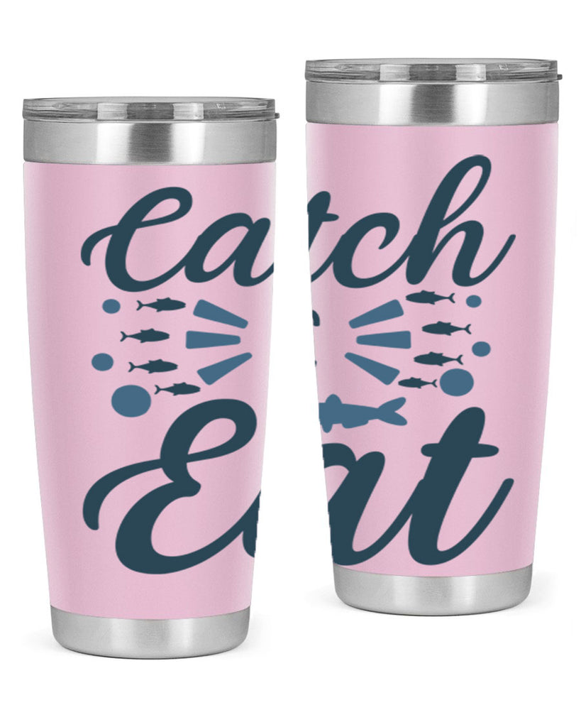 catch eat 173#- fishing- Tumbler