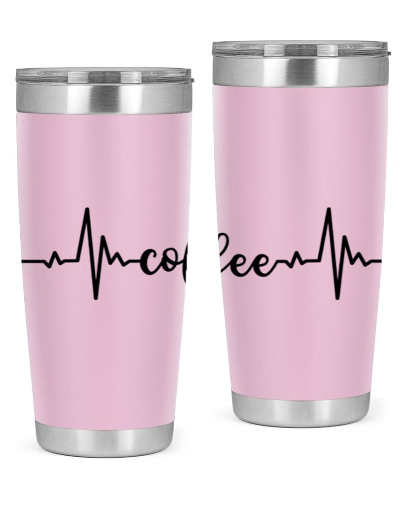 coffee heartbeat 246#- coffee- Tumbler