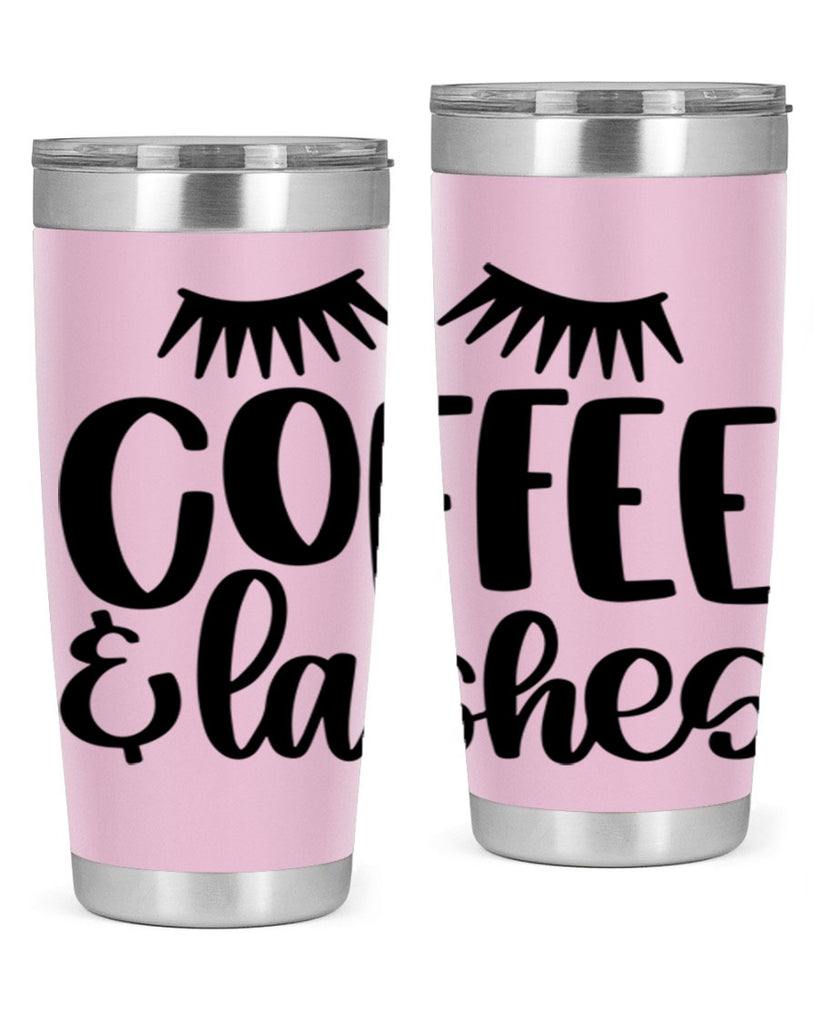 coffee lashes 177#- coffee- Tumbler