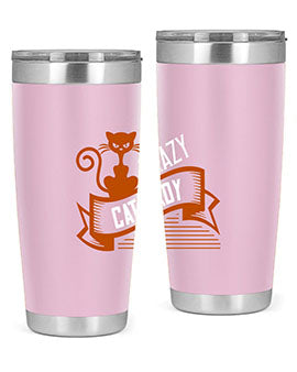 crazy cat lady Style 43#- cat- Tumbler