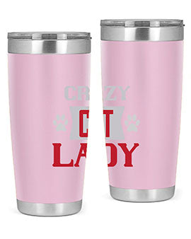 crazy cat lady Style 44#- cat- Tumbler