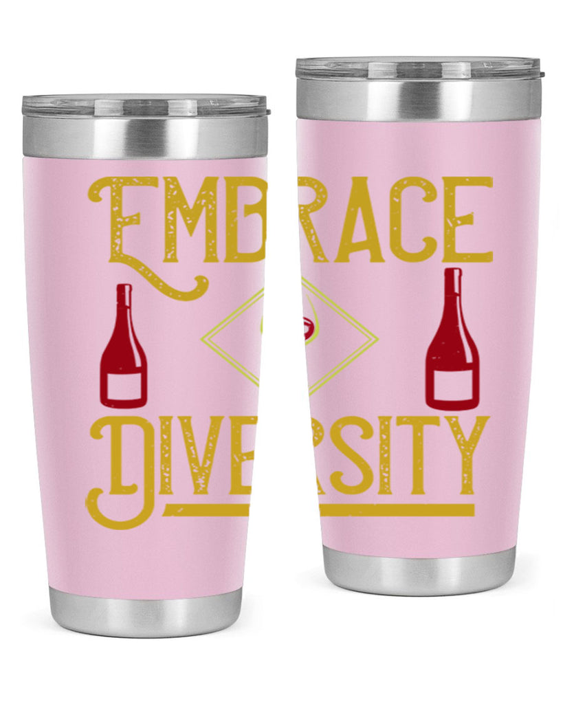 embrace diversity 218#- wine- Tumbler