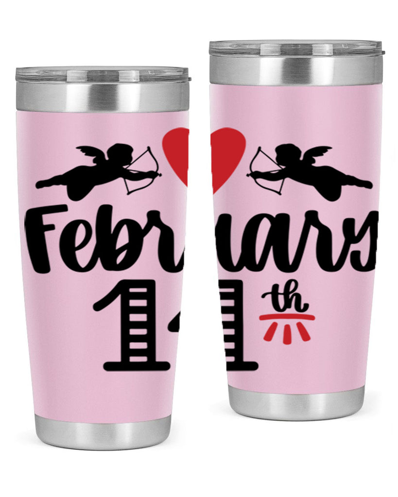 february th 28#- valentines day- Tumbler