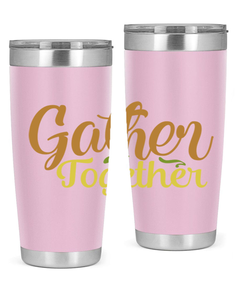 gather together 61#- thanksgiving- Tumbler