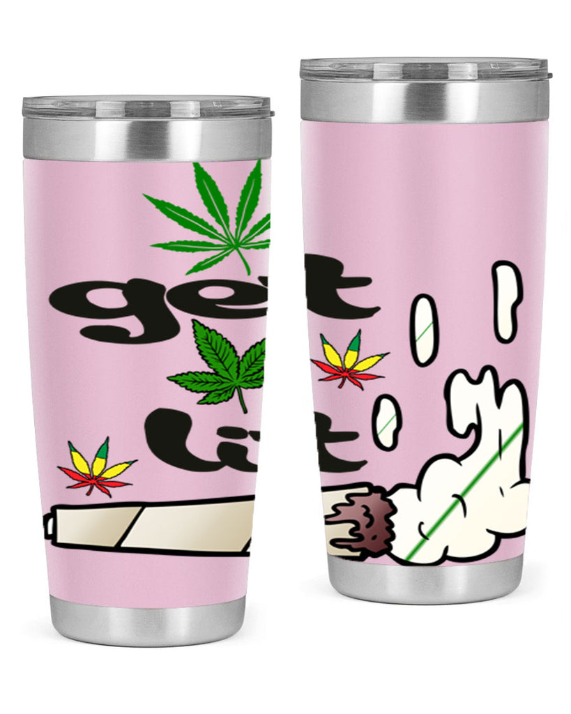 get lit 91#- marijuana- Tumbler