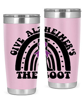 give alzheimer s the boot 154#- alzheimers- Tumbler