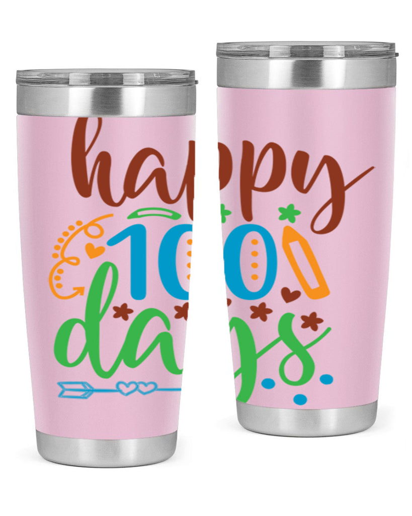 happy 100 days 10#- 100 days of school- Tumbler