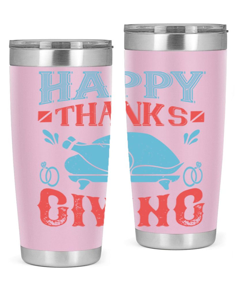 happy thanks giving 36#- thanksgiving- Tumbler