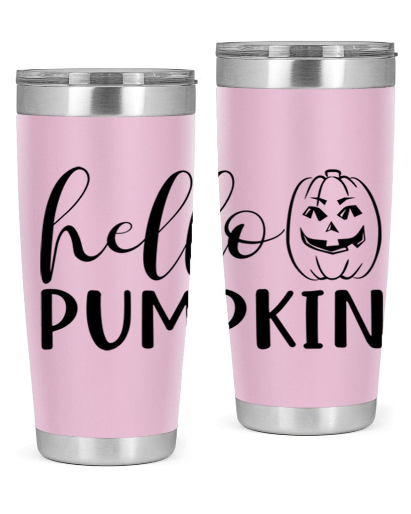 hello pumpkin 287#- fall- Tumbler