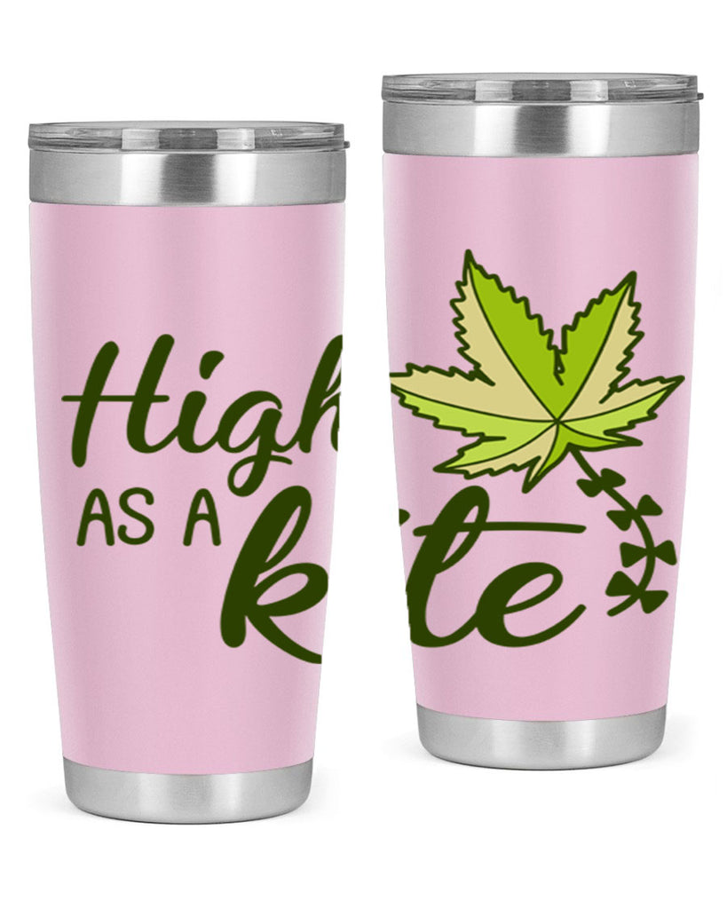 high as a kite 112#- marijuana- Tumbler