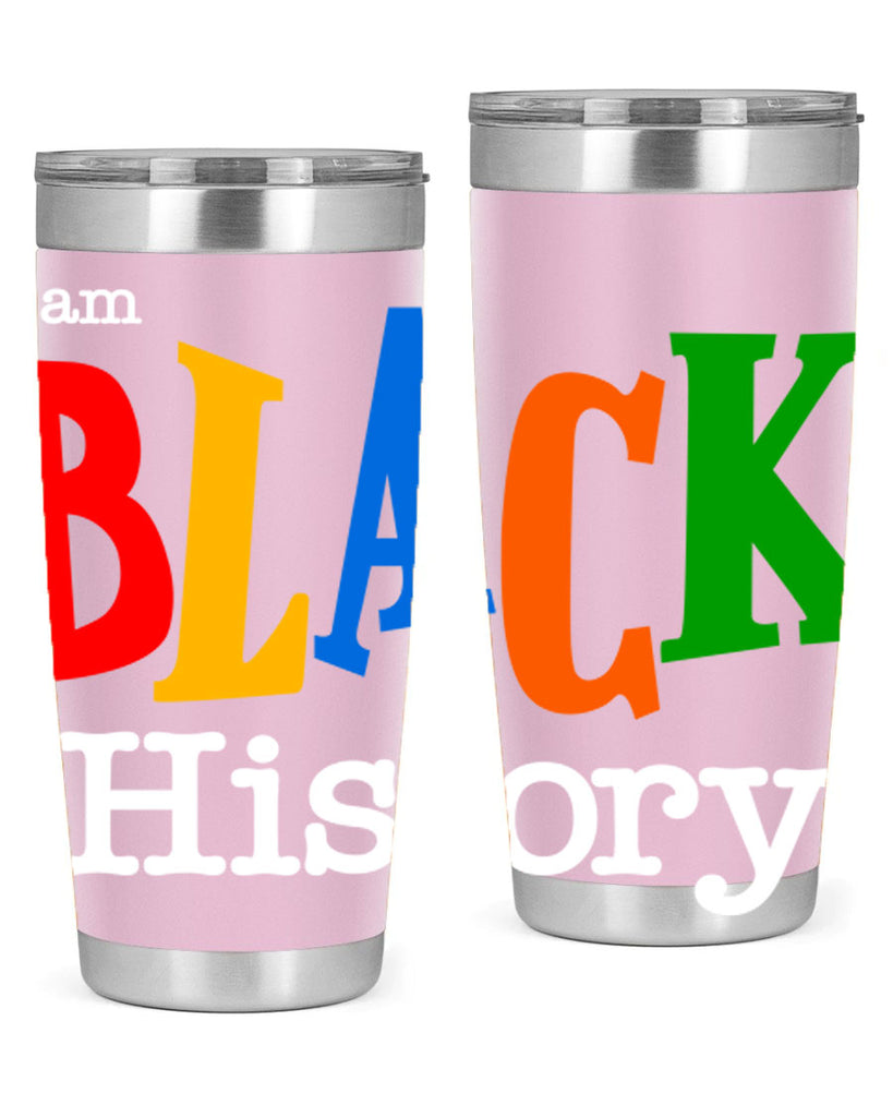 i am black  history 117#- black words phrases- Cotton Tank