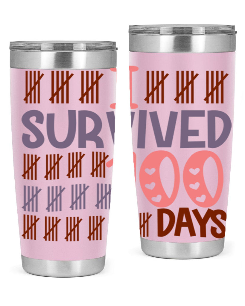 i survived 100 days 13#- 100 days of school- Tumbler