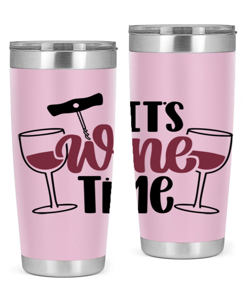 its wine time 46#- wine- Tumbler