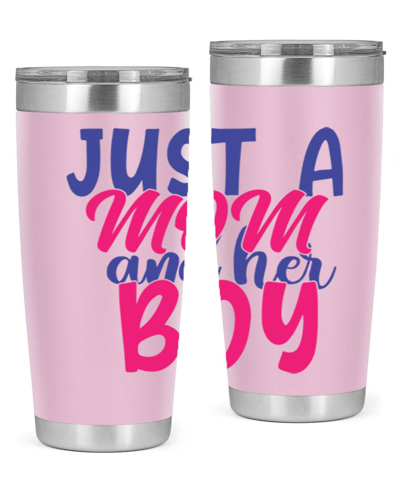 just a mom and her boy 392#- mom- Tumbler