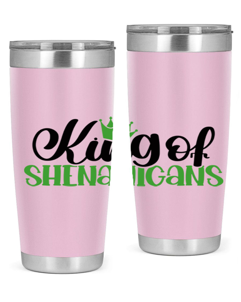 king Of Shenanigans Style 74#- St Patricks Day- Tumbler