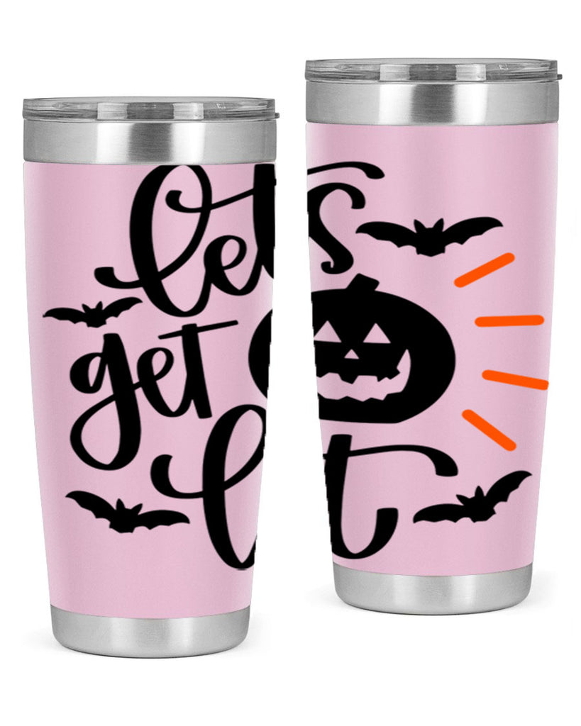 lets get lit 48#- halloween- Tumbler