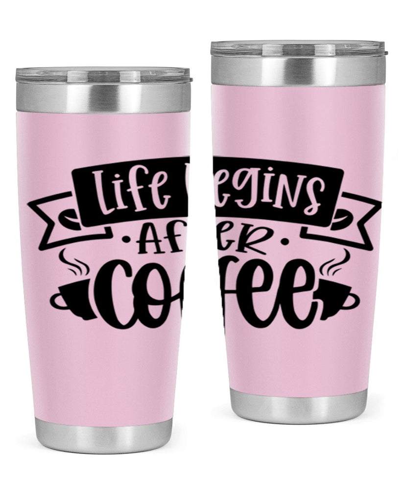 life begins after coffee 78#- coffee- Tumbler