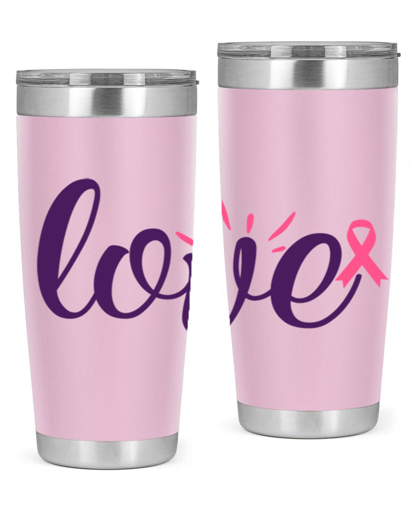 love Style 7#- breast cancer- Tumbler