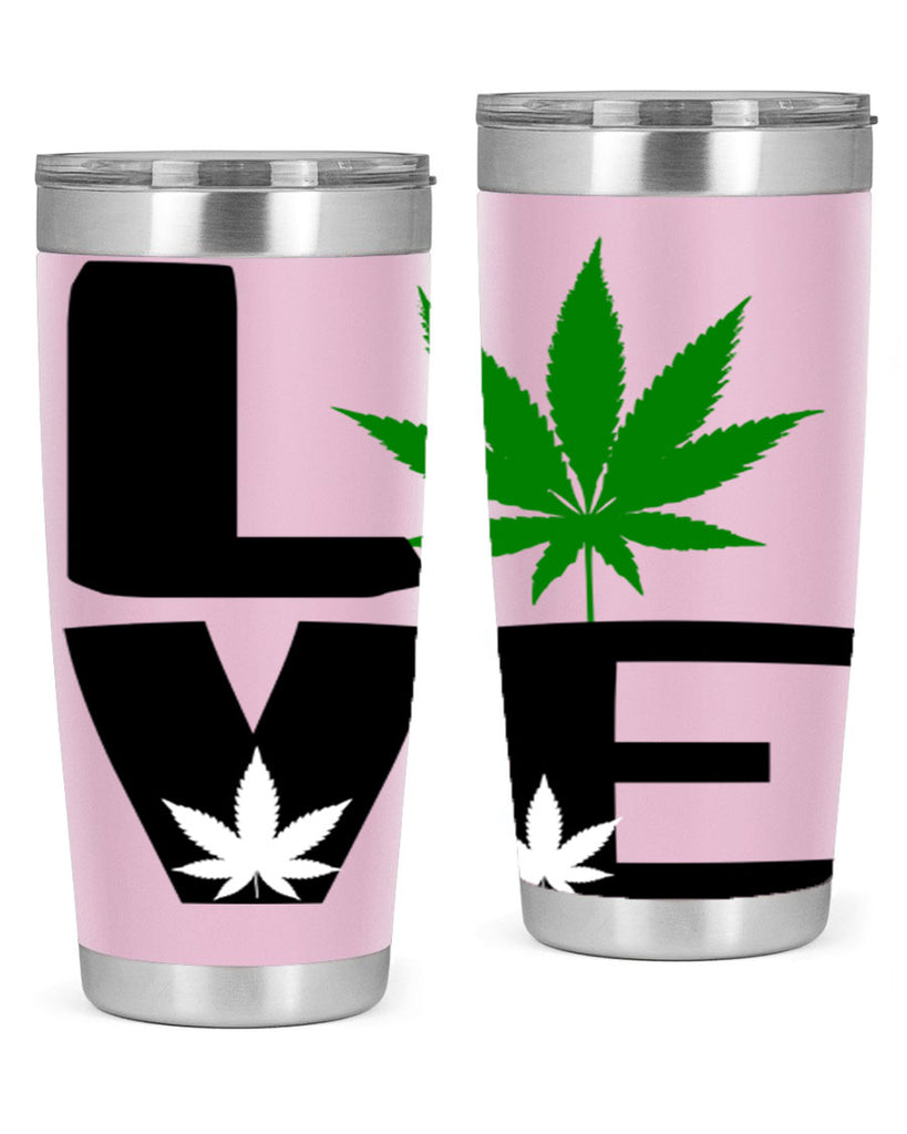 love cannabis 191#- marijuana- Tumbler