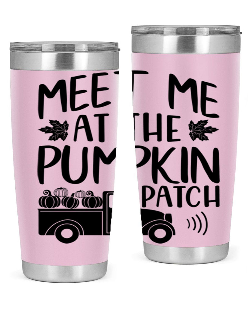 meet me at the pumpkin patch 423#- fall- Tumbler