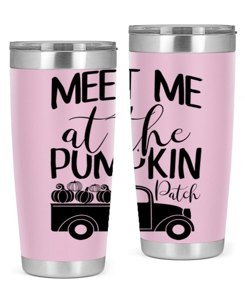 meet me at the pumpkin patch 424#- fall- Tumbler