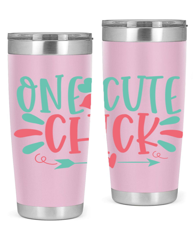 one cute chick 107#- easter- Tumbler