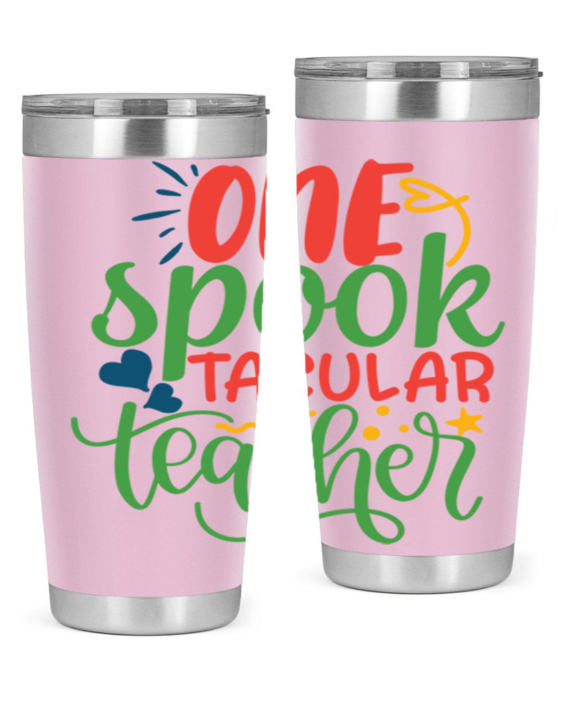 one spook tacular teacher Style 159#- teacher- tumbler