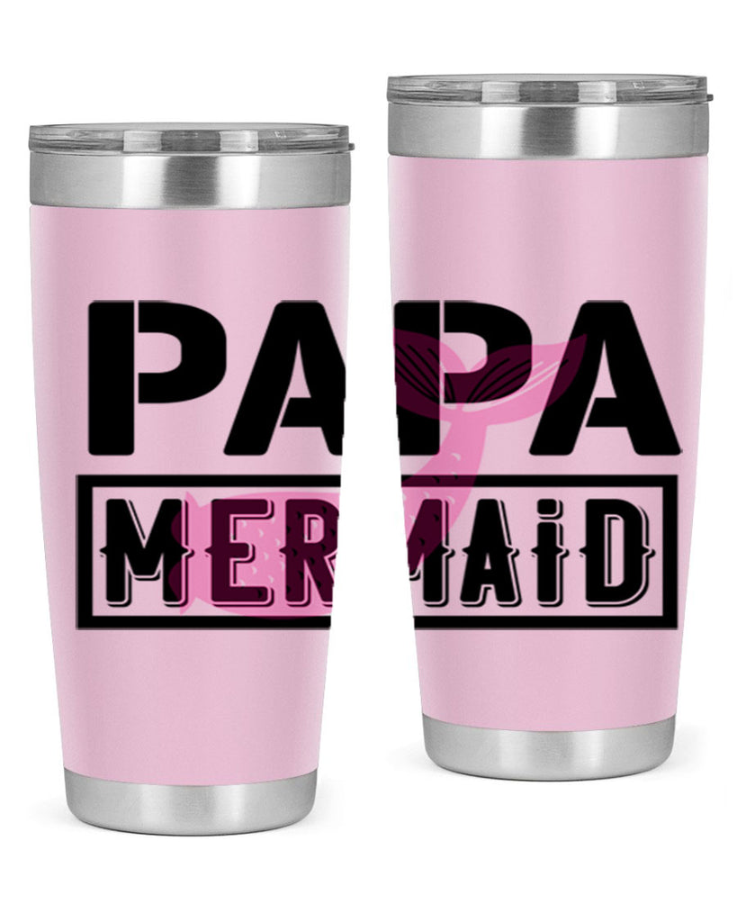 papa mermaid 533#- mermaid- Tumbler