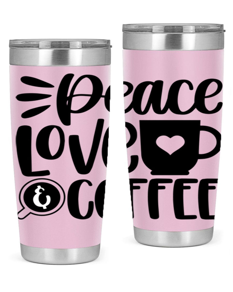 peace love coffee 49#- coffee- Tumbler