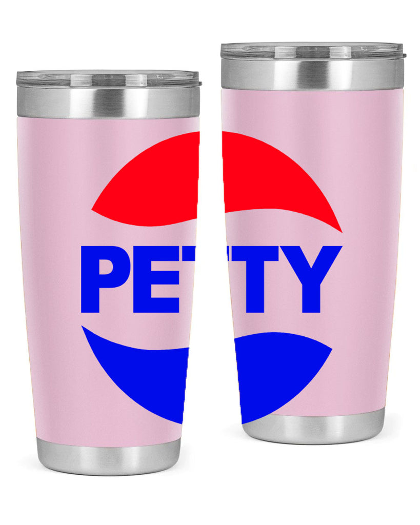 petty  pepsi 54#- black words phrases- Cotton Tank