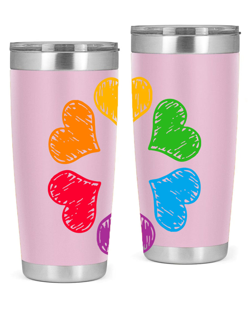 rainbow circle of hearts pride lgbt 32#- lgbt- Tumbler