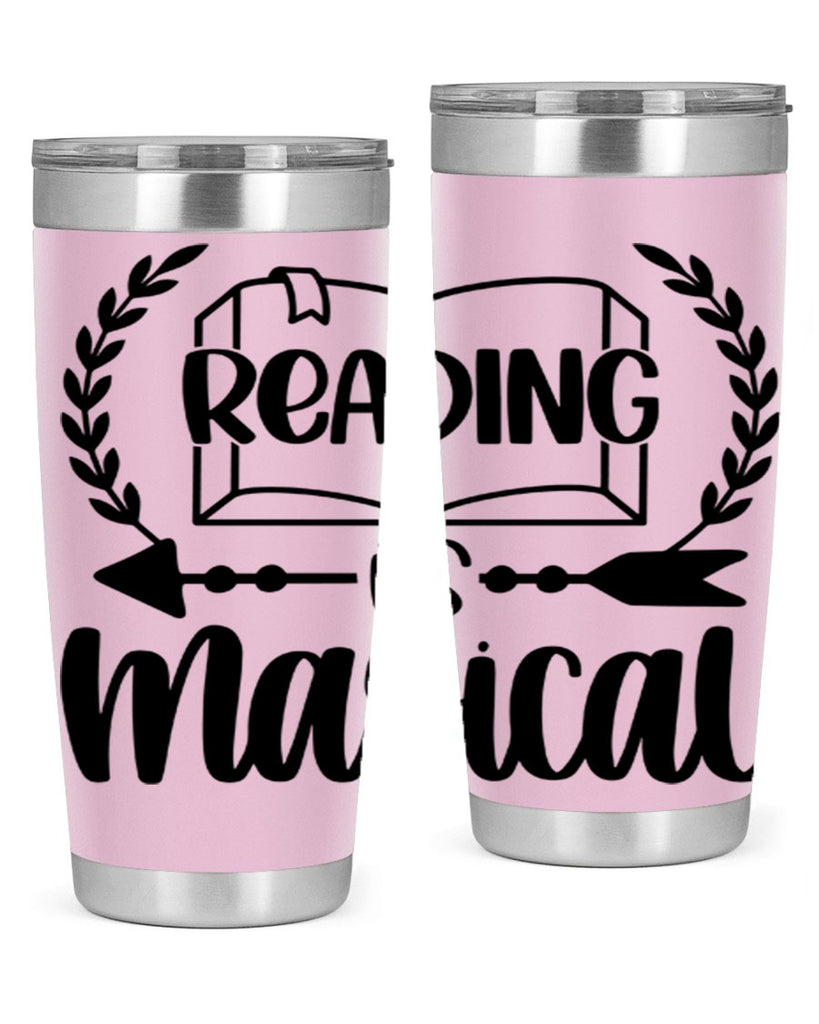 reading is magical 30#- reading- Tumbler