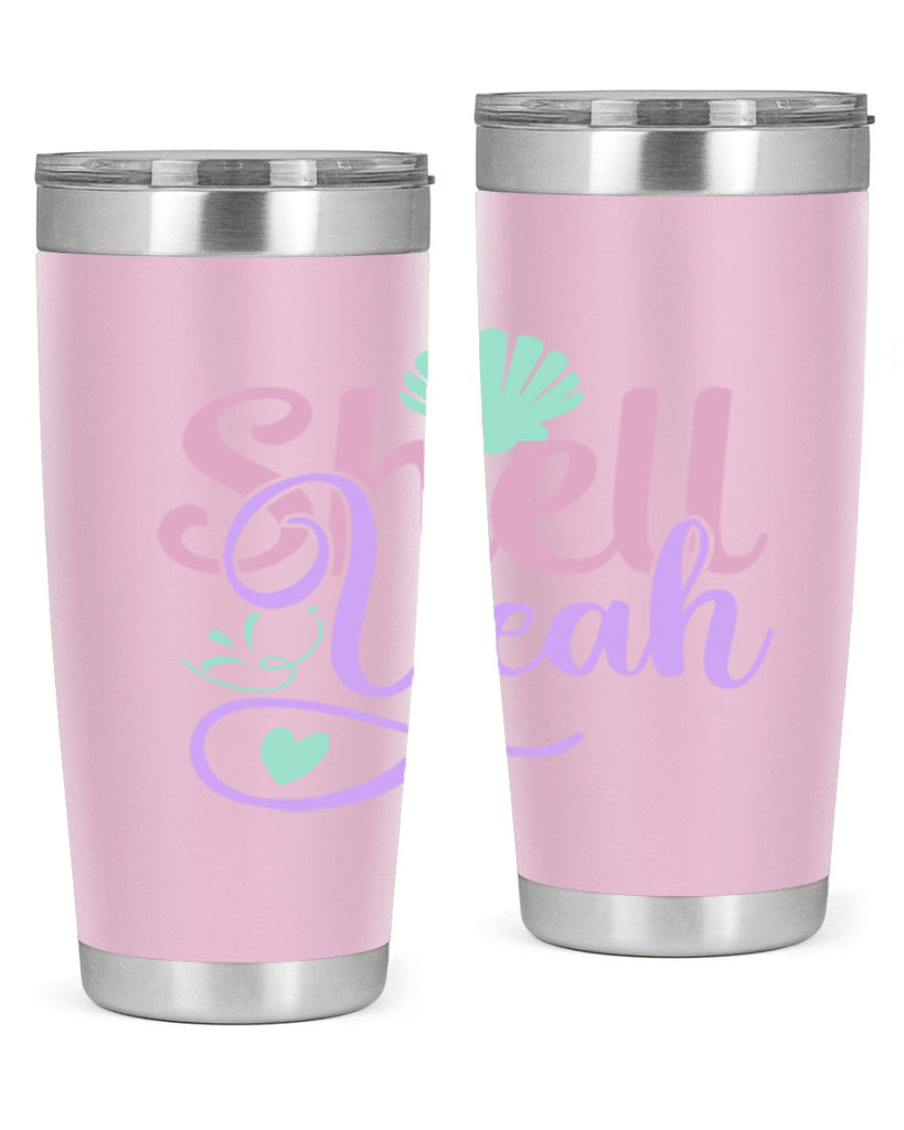 shell yeah 7#- mermaid- Tumbler